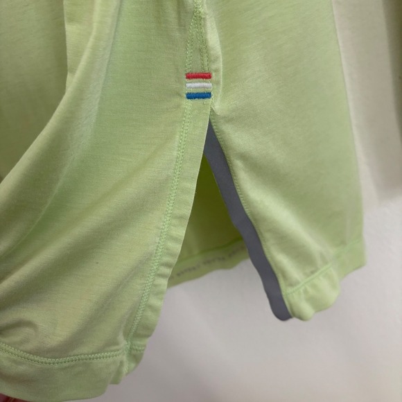 FOURLAPS Women's Lime Green Long Sleeve Athletic Shirt Thermoregulating Size M - Picture 5 of 7